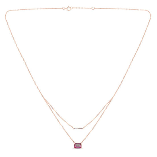 Lou Taille Émeraude Topaze & Diamants 1,10ct IX