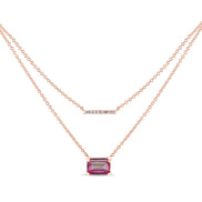 Lou Taille Émeraude Topaze & Diamants 1,10ct IX