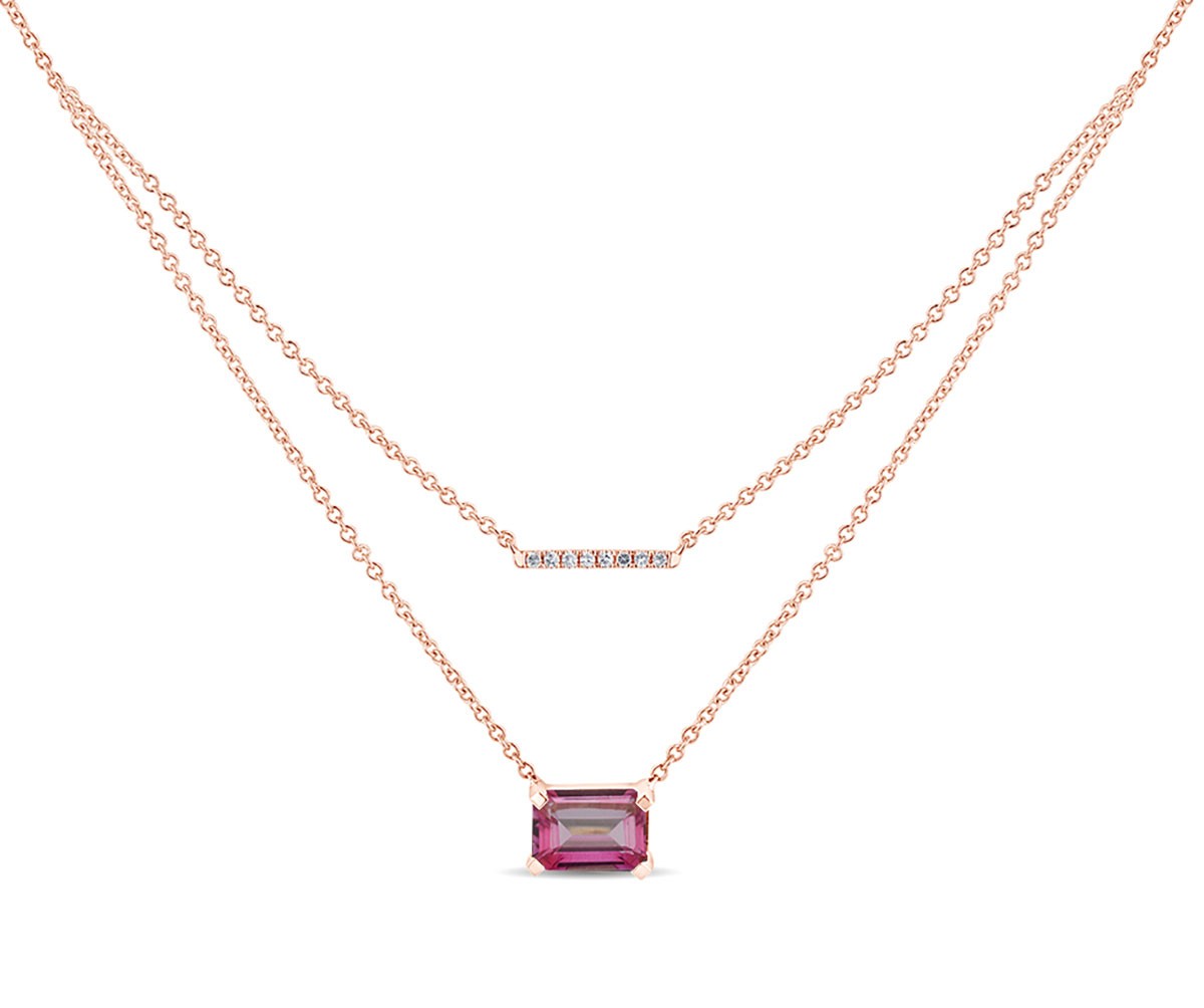 Lou Taille Émeraude Topaze & Diamants 1,10ct IX