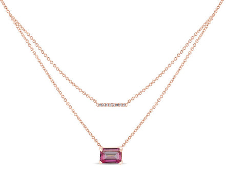 Lou Taille Émeraude Topaze & Diamants 1,10ct IX