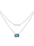 Lou Taille Émeraude Topaze & Diamants 1,10ct X