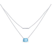 Lou Taille Émeraude Topaze & Diamants 1,10ct XII