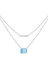 Lou Taille Émeraude Topaze & Diamants 1,10ct XII
