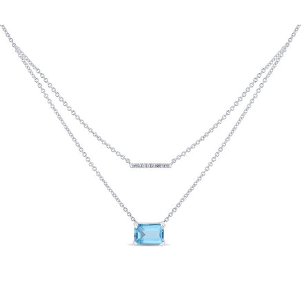 Lou Taille Émeraude Topaze & Diamants 1,10ct XII