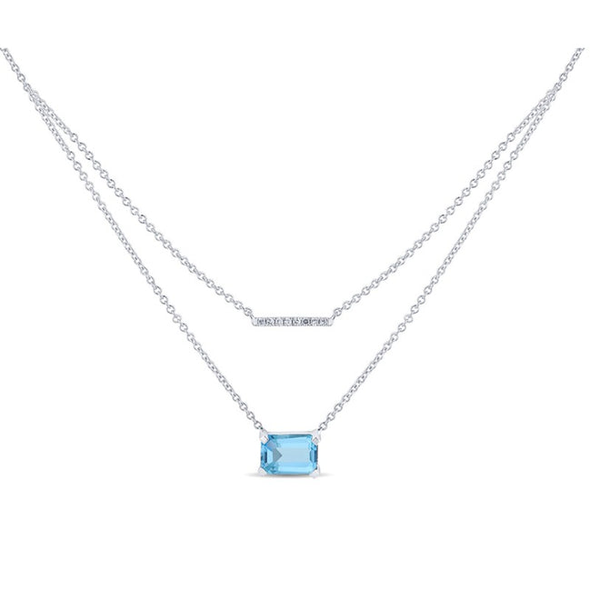 Lou Taille Émeraude Topaze & Diamants 1,10ct XII