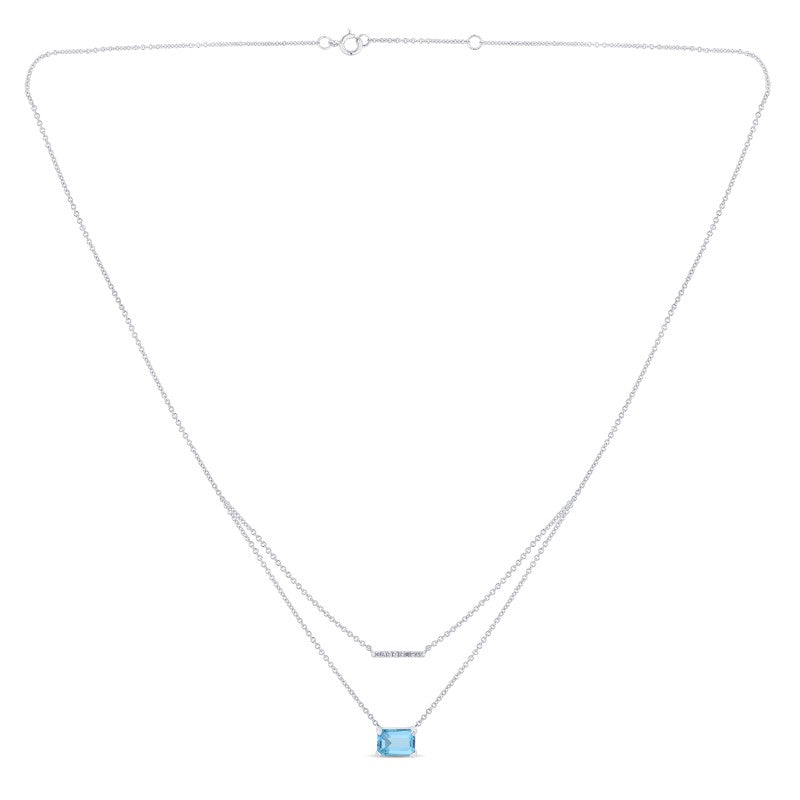 Lou Taille Émeraude Topaze & Diamants 1,10ct XII