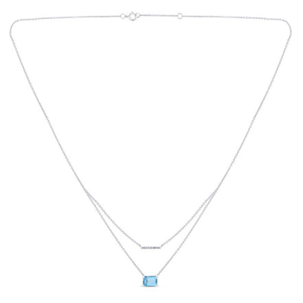 Lou Taille Émeraude Topaze & Diamants 1,10ct XII