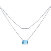 Lou Taille Émeraude Topaze & Diamants 1,10ct XII