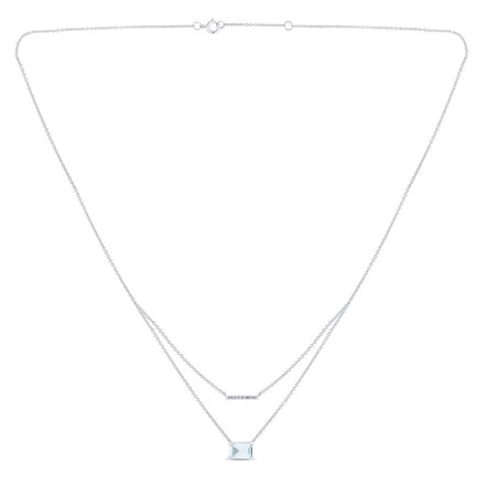 Lou Taille Émeraude Topaze & Diamants 1,10ct XI