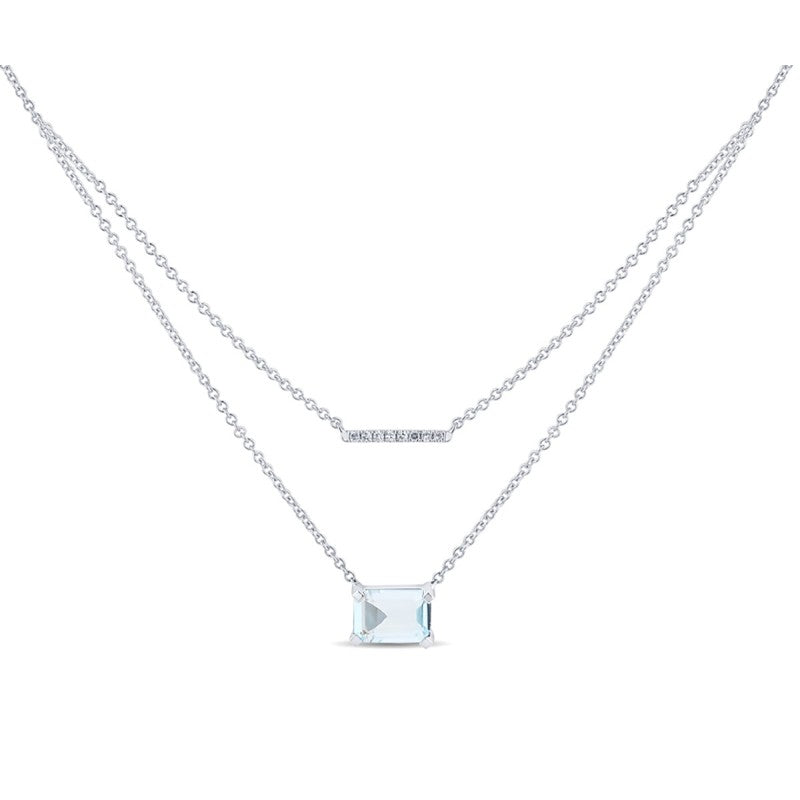 Lou Taille Émeraude Topaze & Diamants 1,10ct XI