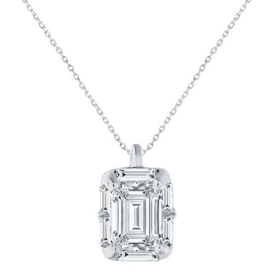Collier Caprice serti clos diamant en or 18 carats