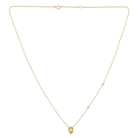 Lou Serti Clos Ovale Citrine 1,15ct