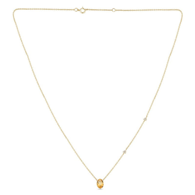 Lou Serti Clos Ovale Citrine 1,15ct