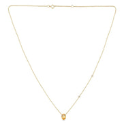 Lou Serti Clos Ovale Citrine 1,15ct