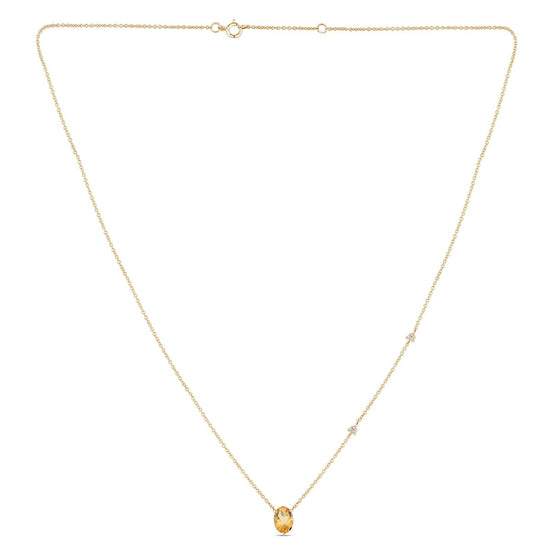 Lou Serti Clos Ovale Citrine 1,15ct