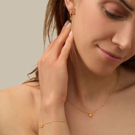 Lou Ovale Citrine & Diamants 1,15ct II