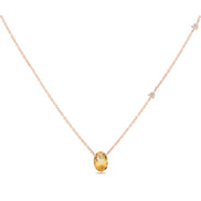 Lou Ovale Citrine & Diamants 1,15ct II