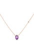 Lou Ovale Améthyste & Diamants 1,15ct II