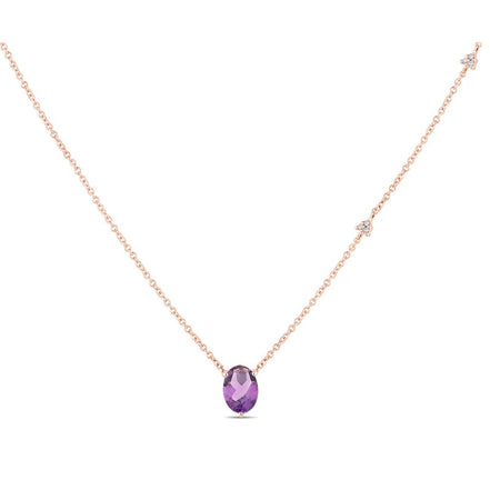 Lou Ovale Améthyste & Diamants 1,15ct II