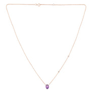 Lou Ovale Améthyste & Diamants 1,15ct II