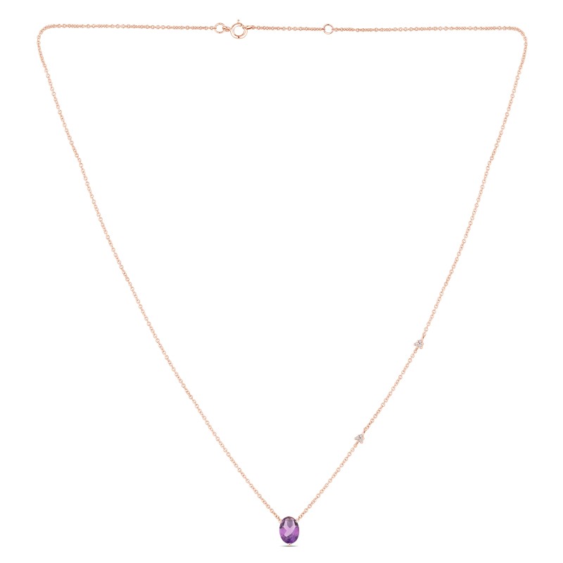 Lou Ovale Améthyste & Diamants 1,15ct II