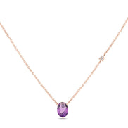 Lou Ovale Améthyste & Diamants 1,15ct II
