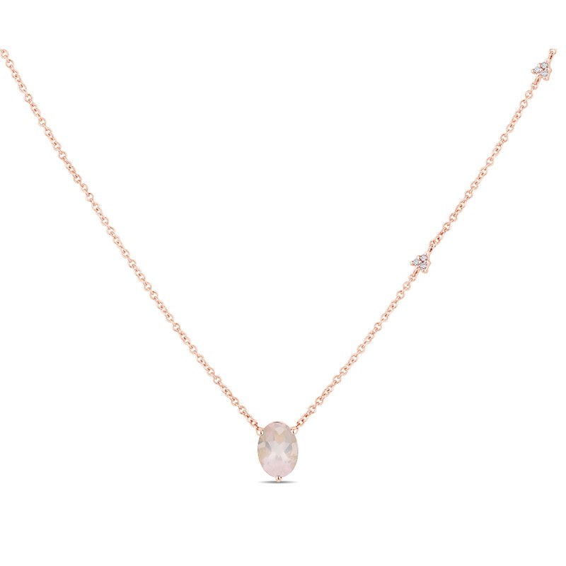 Lou Ovale Quartz Rose 1,15ct II