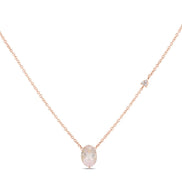 Lou Ovale Quartz Rose 1,15ct II