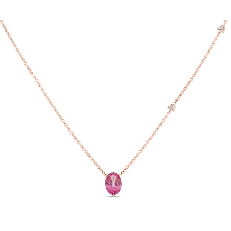 Lou Ovale Topaze & Diamants 1,15ct VII