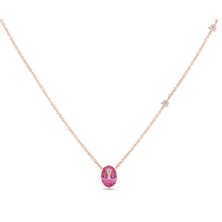 Lou Ovale Topaze & Diamants 1,15ct VII