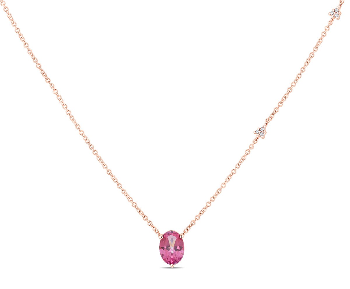 Lou Ovale Topaze & Diamants 1,15ct VII
