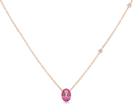 Lou Ovale Topaze et Diamants 1,15 ct VII