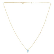 Lou Ovale Topaze Swiss Blue 1,15ct
