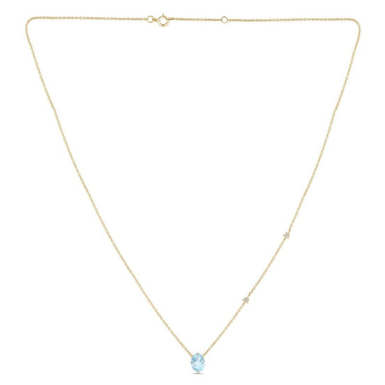 Lou Ovale Topaze Swiss Blue 1,15ct
