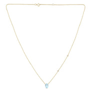 Lou Ovale Topaze Swiss Blue 1,15ct