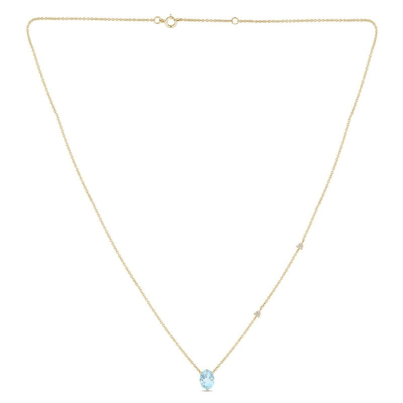 Lou Ovale Topaze Swiss Blue 1,15ct