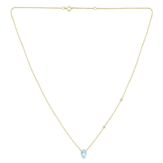 Lou Ovale Topaze Swiss Blue 1,15ct