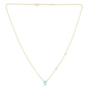 Lou Ovale Topaze Swiss Blue 1,15ct