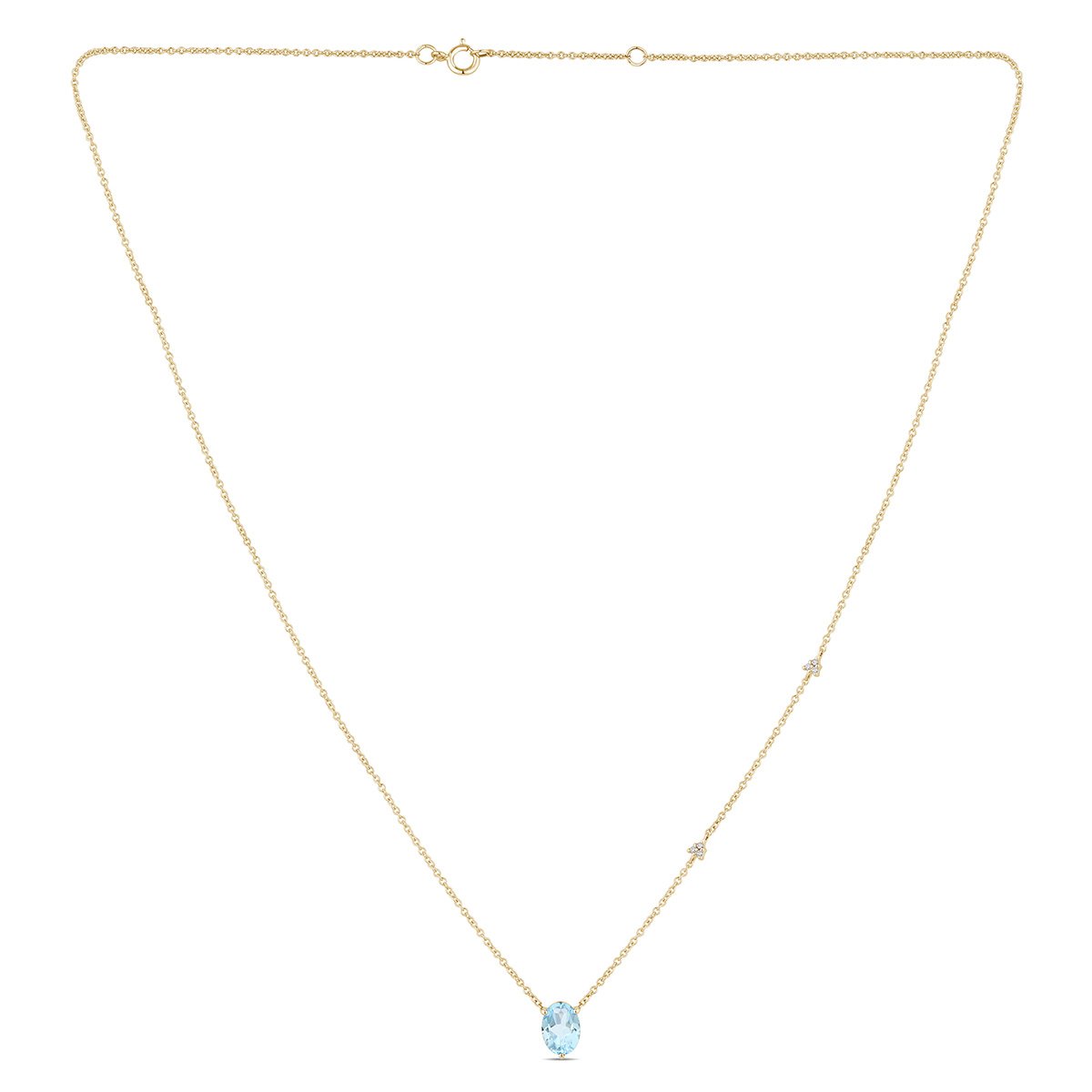 Lou Ovale Topaze Swiss Blue 1,15ct