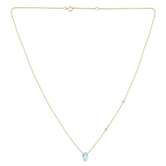 Lou Ovale Topaze Swiss Blue 1,15ct