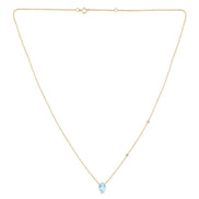 Lou Ovale Topaze Swiss Blue 1,15ct