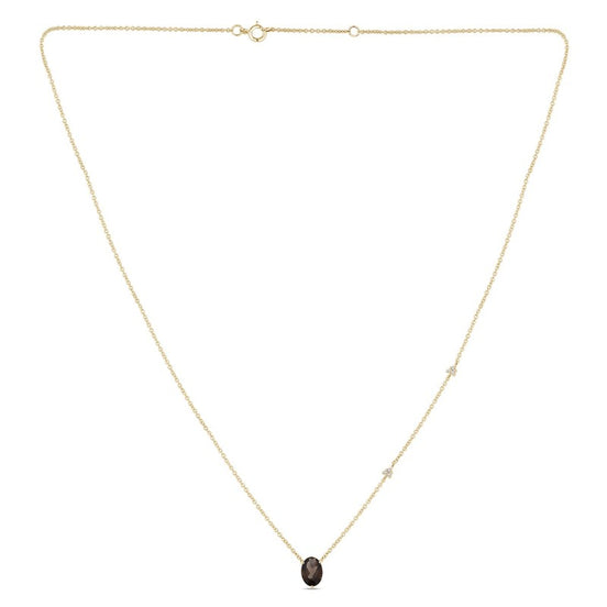 COLLIER LOU N°2 QUARTZ FUMÉ