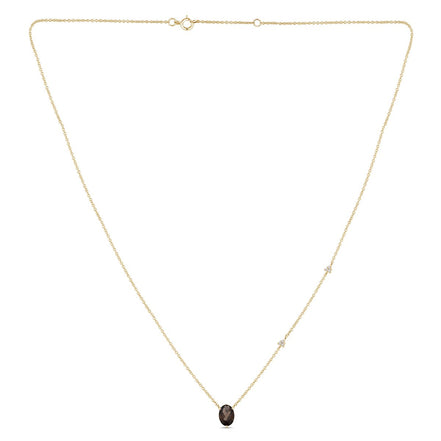 Lou Serti Clos Ovale Quartz Fumé 1,15ct I