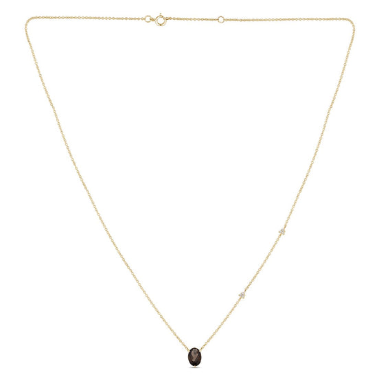Lou Serti Clos Ovale Quartz Fumé 1,15ct I