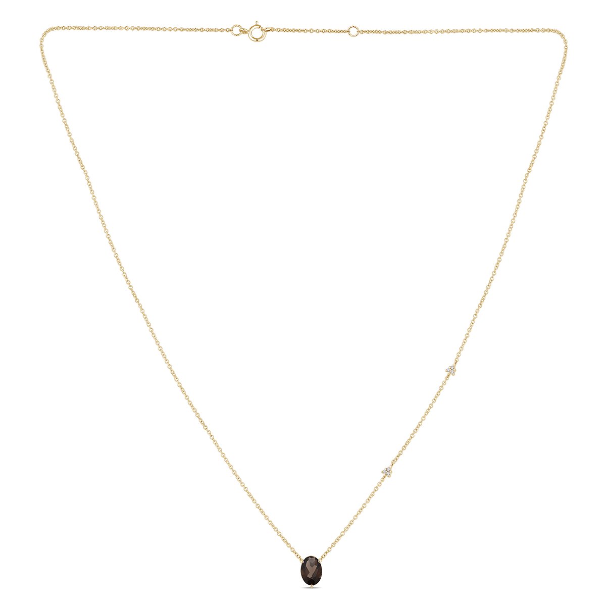 Lou Serti Clos Ovale Quartz Fumé 1,15ct I