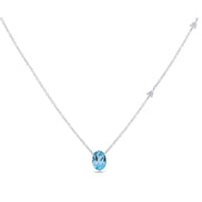 Lou Ovale Topaze & Diamants 1,15ct VI