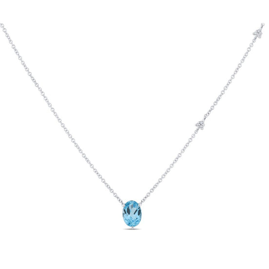 Lou Ovale Topaze & Diamants 1,15ct VI