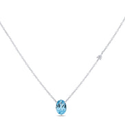 Lou Ovale Topaze & Diamants 1,15ct VI