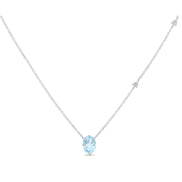 Lou Ovale Topaze & Diamants 1,15ct IV