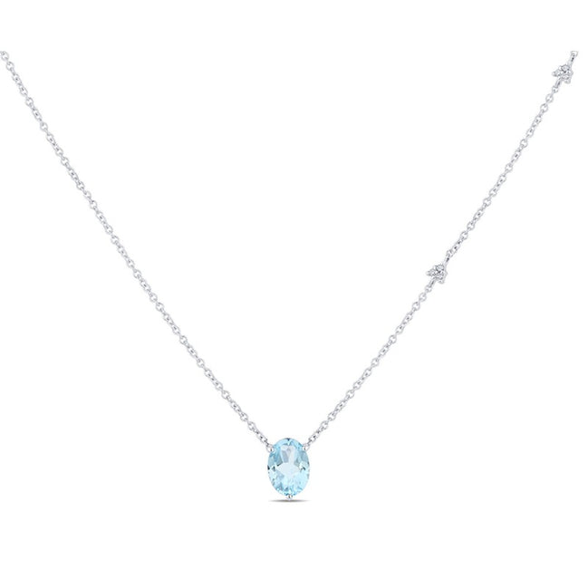 Lou Ovale Topaze & Diamants 1,15ct IV
